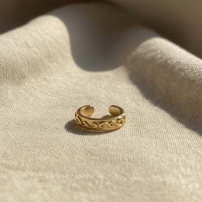 Arabesco Ear Cuff | 18 Karat vergoldet | ca. 12 mm